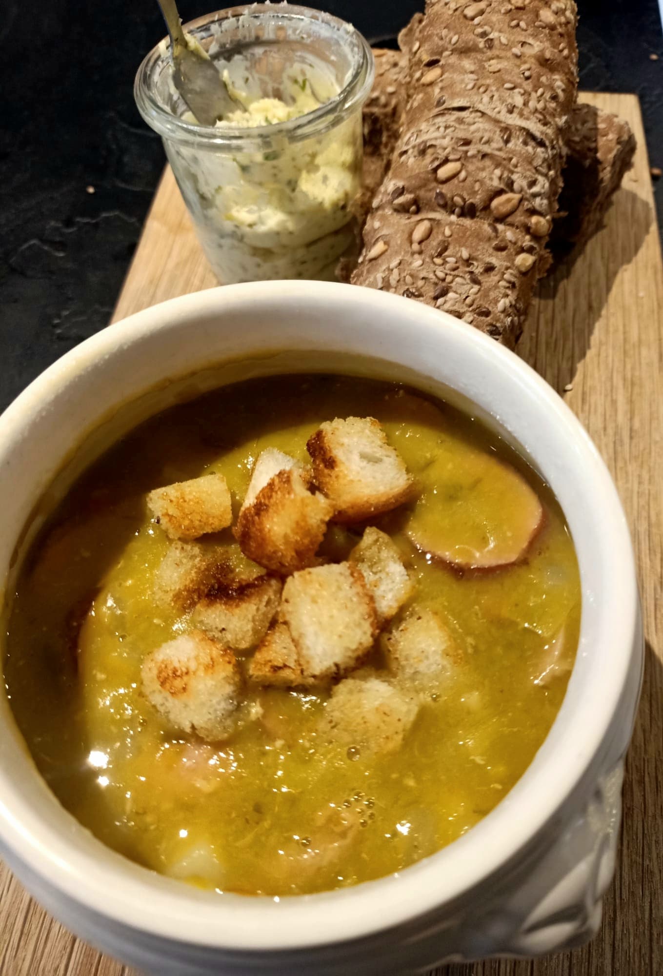 Dutch split pea soup (snert)