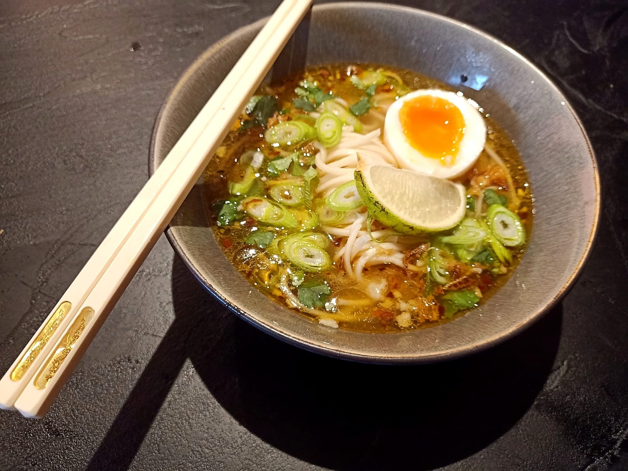 Japanese spicy garlic ramen