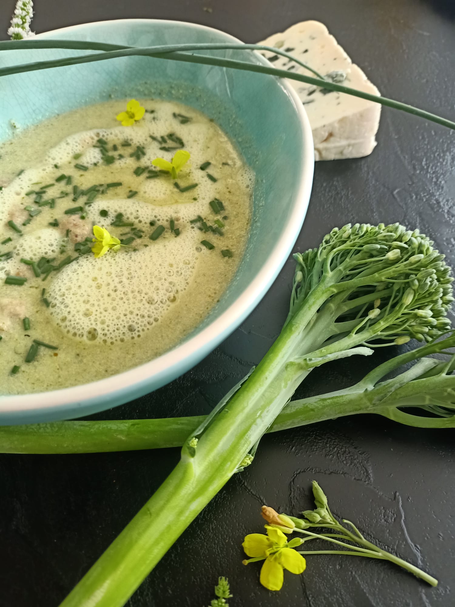 Broccolisoep met roquefort