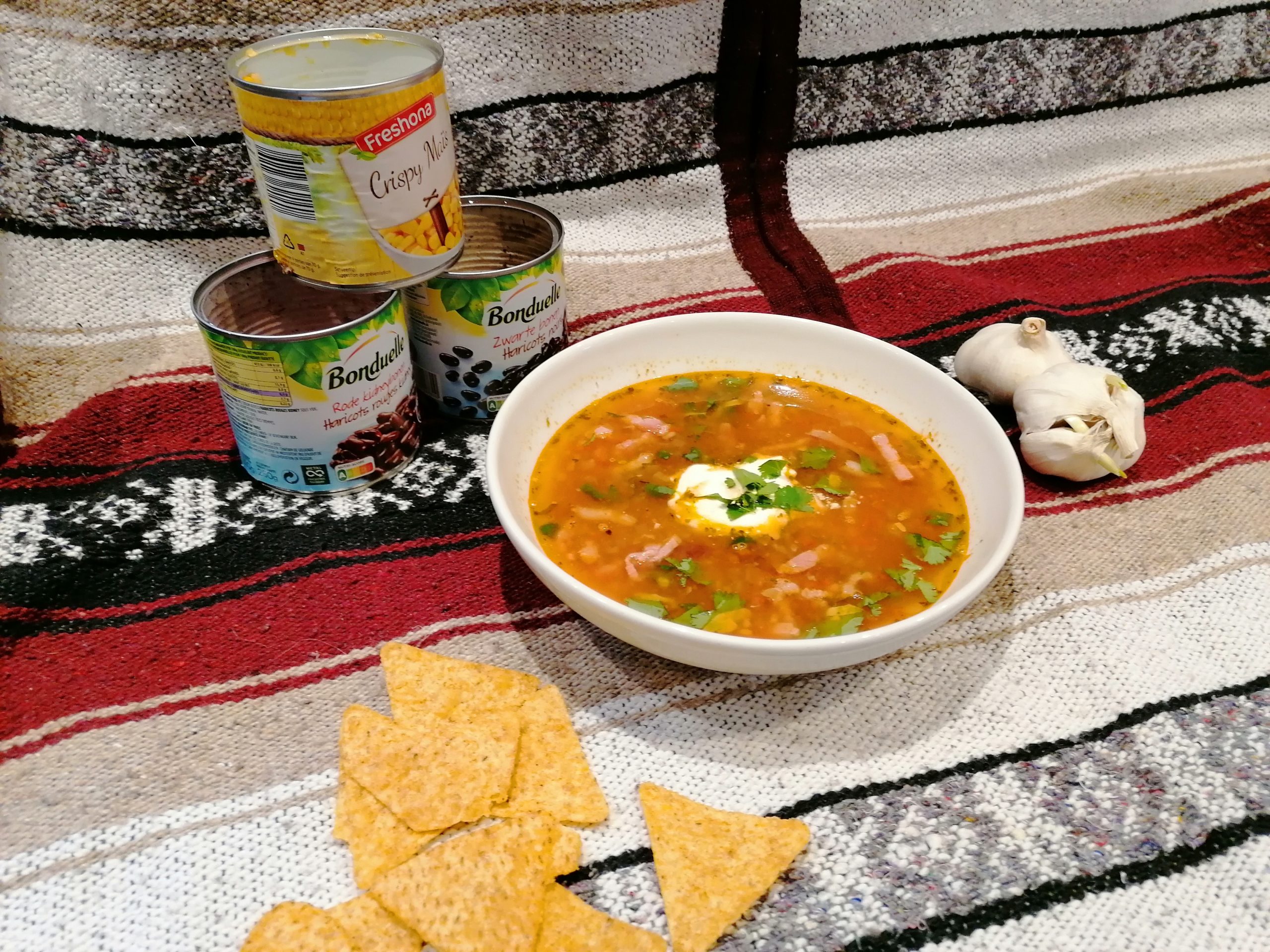 Mexicaanse bonensoep